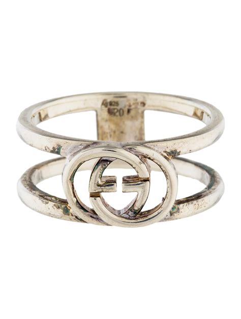 gucci wide ring with interlocking g|gucci interlocking g ring sandals.